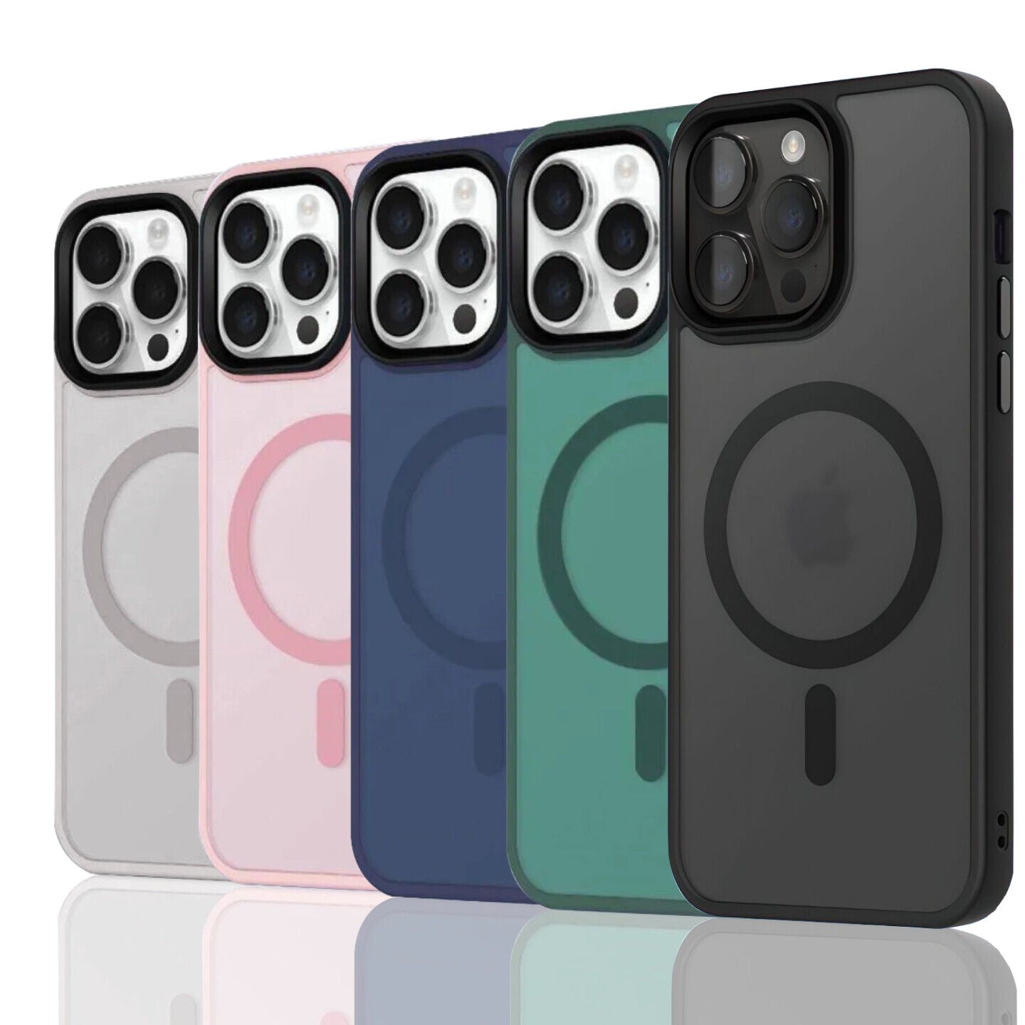 iPhone 12-17 Pro Max MagSafe Shockproof Frosted Case