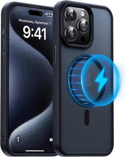 iPhone 12-17 Pro Max MagSafe Shockproof Frosted Case